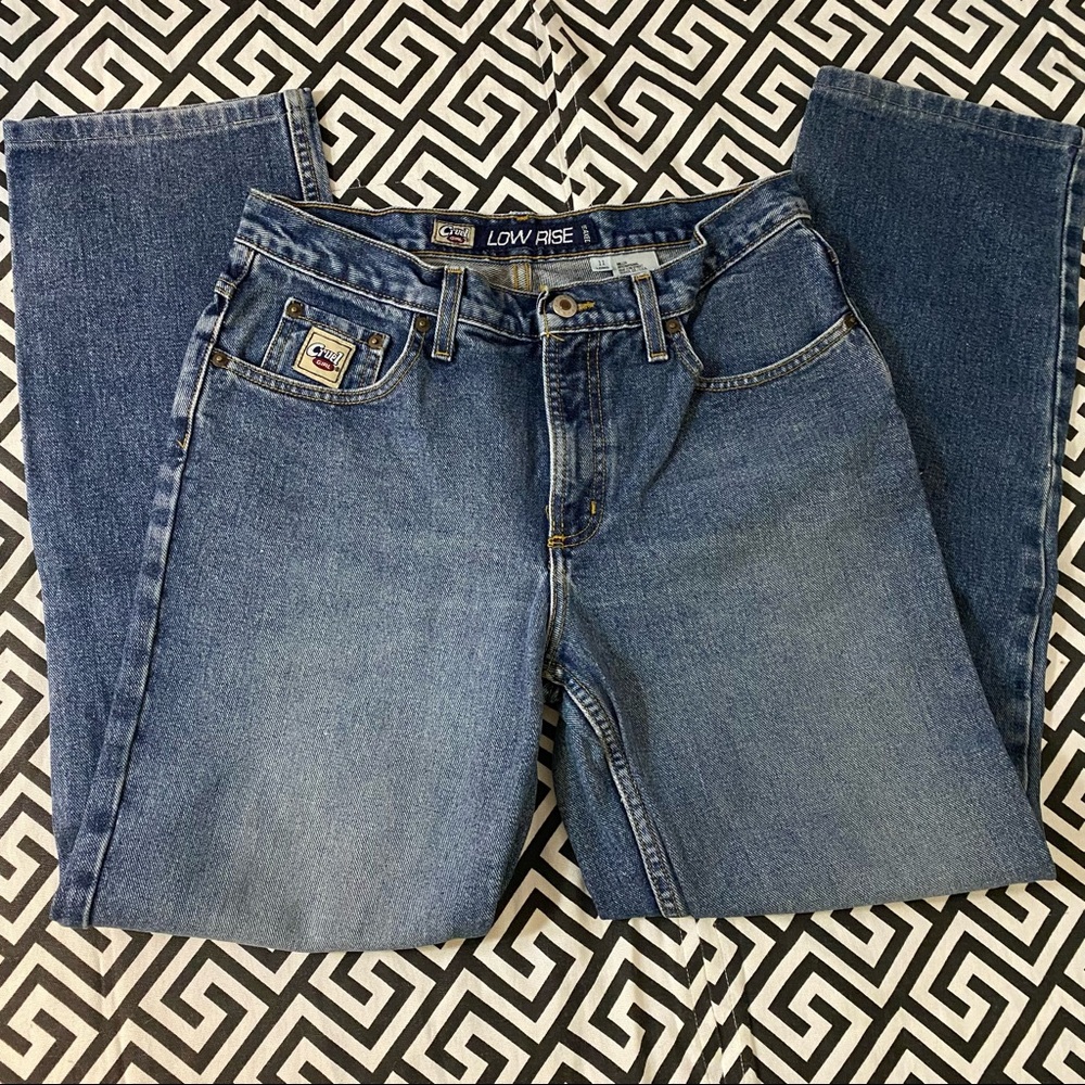 Vintage y2k Cruel Girl low rise relaxed straight jeans 11L